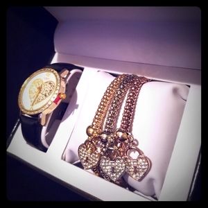 Watch with bracelets Gift box.